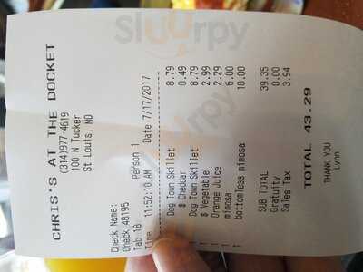 Chris' At The Docket