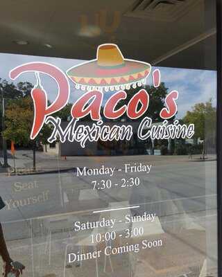 Paco's Mexican Cuisine