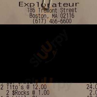 Explorateur Cafe, Restaurant & Bar