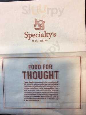 Specialty's Cafe & Bakery
