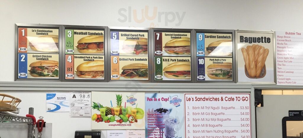 Le's Sandwiches & Cafe