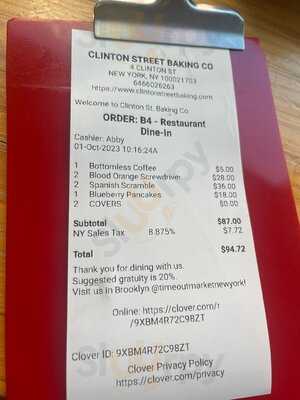 Clinton St. Baking Company & Restaurant