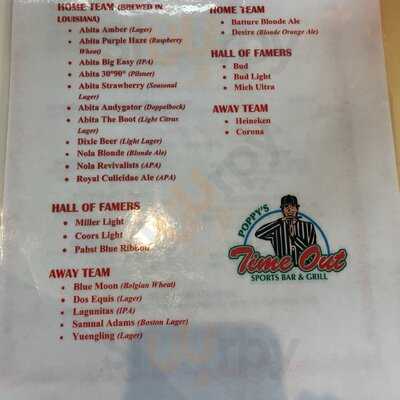 Poppy's Time Out Sports Bar & Grill