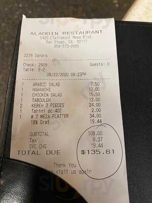 Aladdin Mediterranean Restaurant