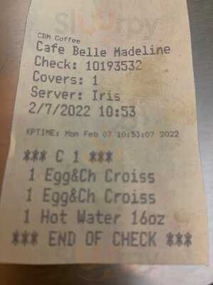Cafe Belle Madeleine