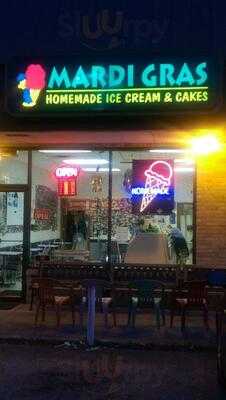 Mardi Gras Homemade Ice Cream