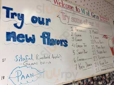 Mardi Gras Homemade Ice Cream