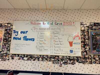 Mardi Gras Homemade Ice Cream