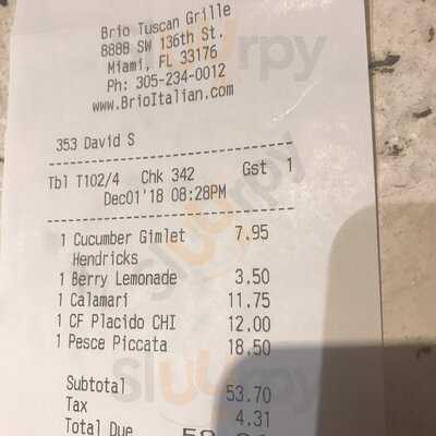 Brio Cucina Italiana