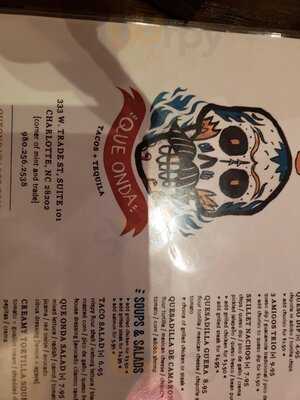 Que Onda Tacos + Tequila