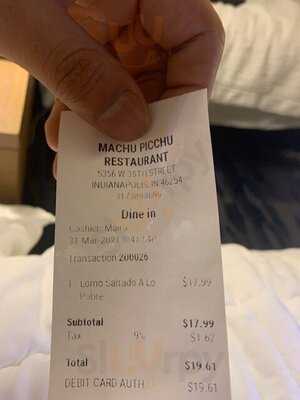 Machu Picchu Peruvian Restaurant