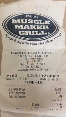 Muscle Maker Grill Of Fort Bliss