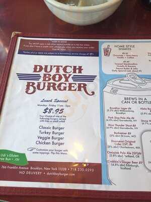 Dutch Boy Burger