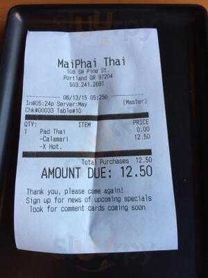 Maiphai Thai Cuisine