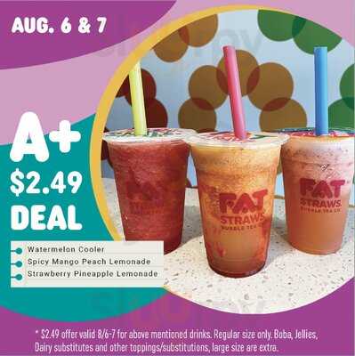 Fat Straws Bubble Tea (alpha & Noel)