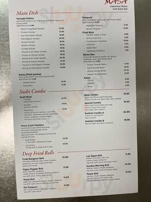 Masa Japanese Bistro And Sushi Bar