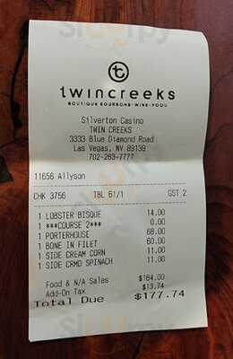 Twin Creeks Steakhouse