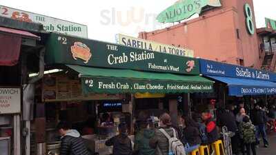 Crab Station At Fishermans Wharf