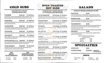 Grum's Sub Shoppe