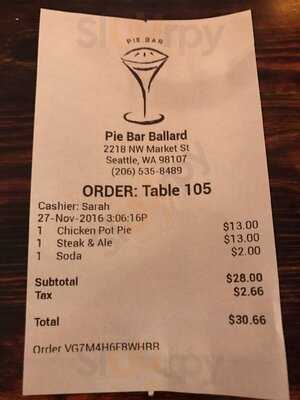 Pie Bar Ballard