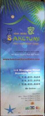 Saketumi Asian Bistro