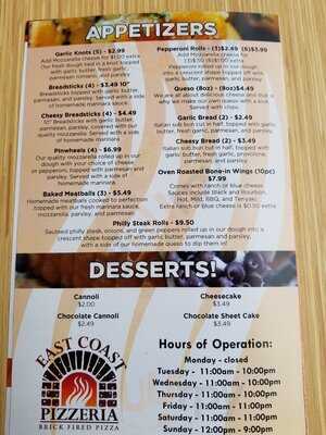 East Coast Pizzeria Llc