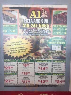 A-1 Pizza And Subs