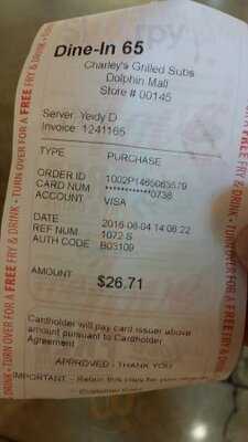 Charley's Grilled Subs