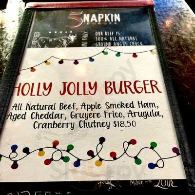 5 Napkin Burger