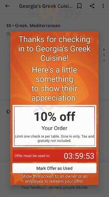 Georgia's Greek Quisine