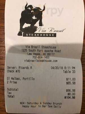 Via Brasil Steakhouse