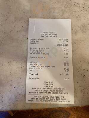 Havana Central Times Square