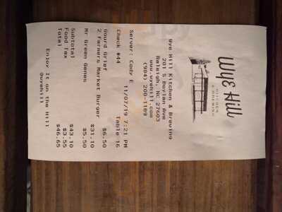Wye Hill Kitchen & Brewing