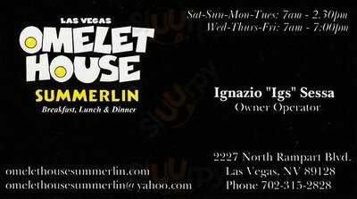 Omelet House Summerlin