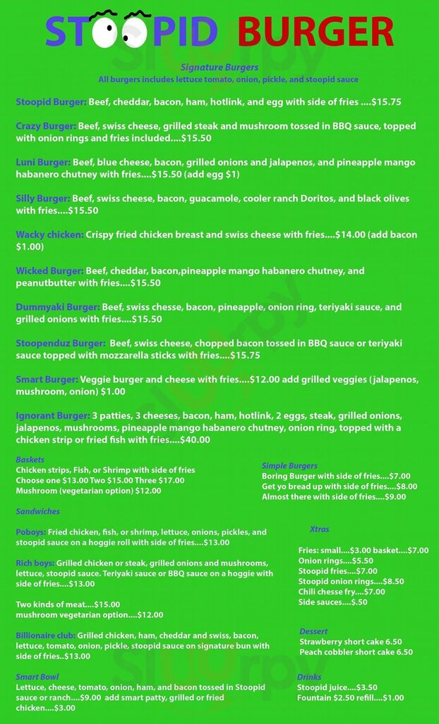Stoopid Burger