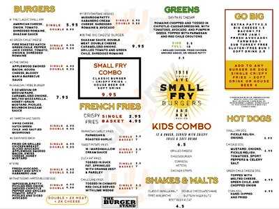 Small Fry Burgers By The Burger Stand