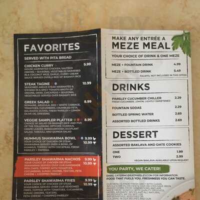 Parsley Modern Mediterranean