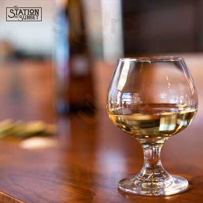 The Station At Sunset