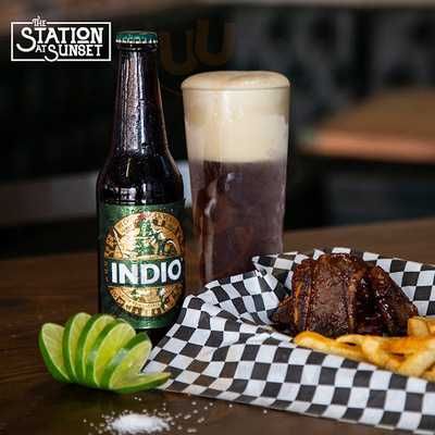 The Station At Sunset