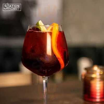 The Station At Sunset