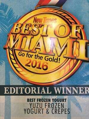 Yuzu Frozen Yogurt & Crepes