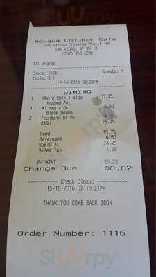 Nevada Chicken Cafe