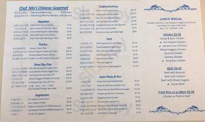 Chef Ma's Chinese Gourmet