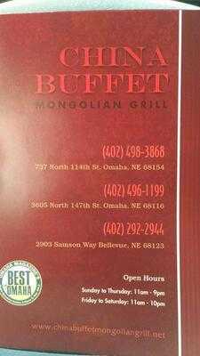 China Buffet