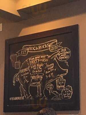 Hog And Rocks
