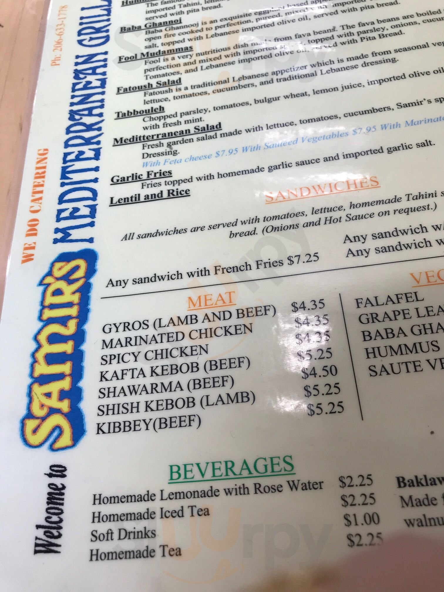 Samir's Mediterranean Grill