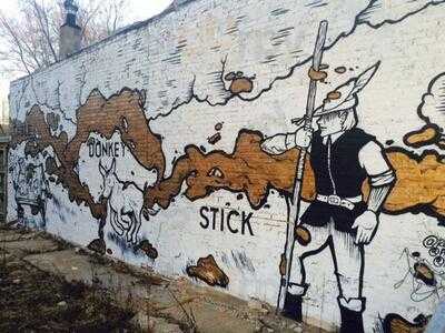 Table, Donkey And Stick