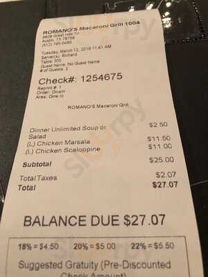 Romano's Macaroni Grill
