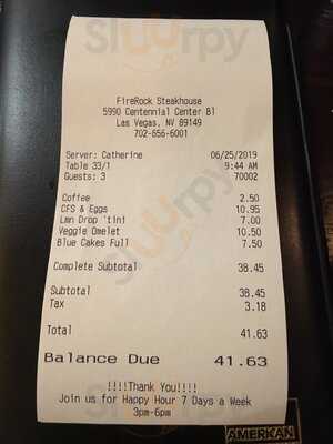 Firerock Steakhouse