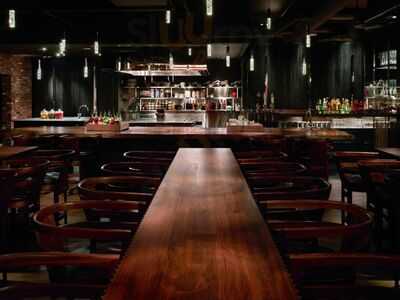 The Bar Downstairs And Kitchen